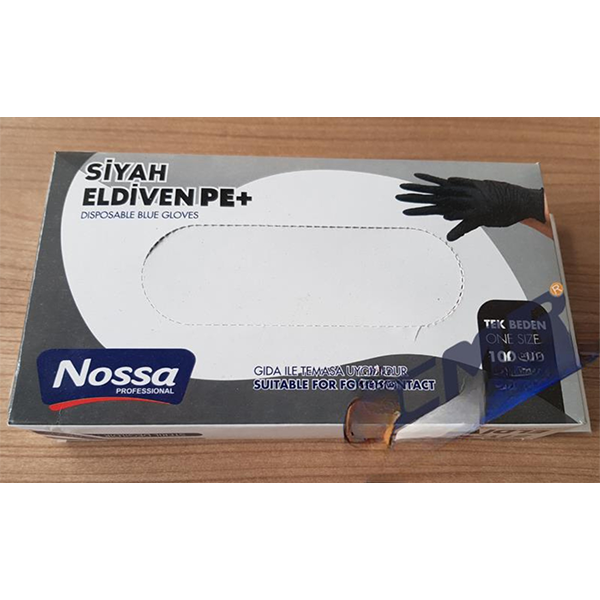 Nossa Siyah Eldiven Pe+